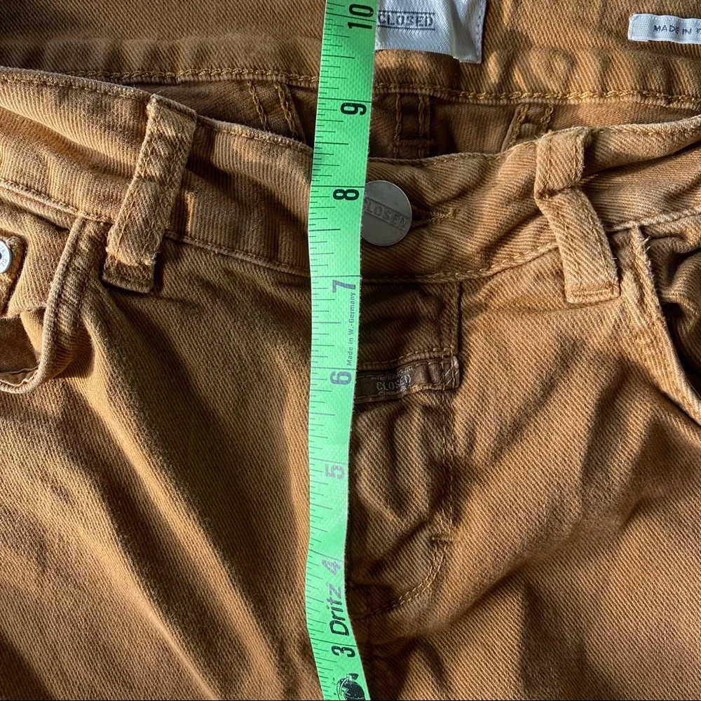 [CLOSED] BROWN DENIM SKINNY STRETCH JEANS - Picture 6 of 7